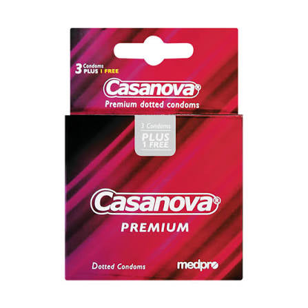 Casanova Premium Dotted Condoms 4’s