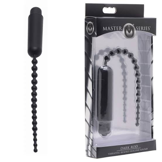 Beaded Vibrating Silicone Penis Plug