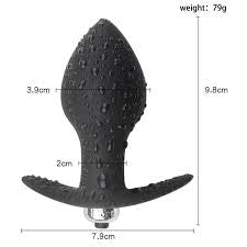 Ace Vibrating Silicone Butt Plug