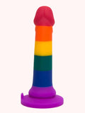 Rainbow Dildo With Suction Cup